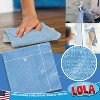LOLA Products Microfiber Cleaning Cloths, Reusable, Machine Washable, Cleans w/o Chemicals, Use for Cleaning & Dusting, 12" x 12", 20 Grams, 10 Pack - 3 of 4