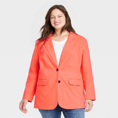 Women's Plus Size Blazer Jacket - Ava & Viv™