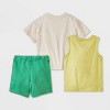 Toddler Boys' 3pk Jersey and French Terry Shorts Set - Cat & Jack™ - 2 of 4