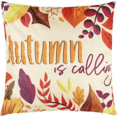 Set of 4 Autumn Quotes Polyester Pillow Covers