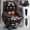 NicBex Recliner Chair Massage Chair with Heating Power Lift Chair Living Room Chairs Comfy Chair for Bedroom, Reading Room - 3 of 4
