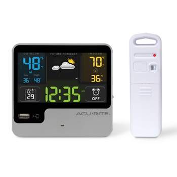 AcuRite Alarm Clock with Weather Forecast
