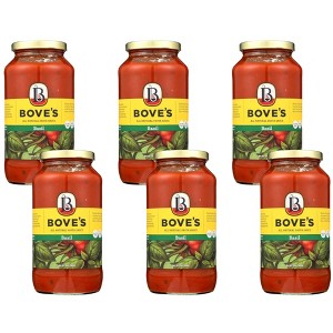 Bove's Basil Pasta Sauce - Case of 6/24 fz - 1 of 4