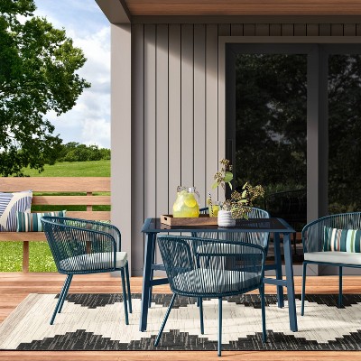 5 piece wicker patio set target