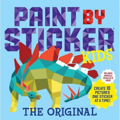 Paint By Sticker Adult Coloring Book: Create 12 Masterpieces One