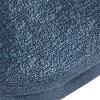 GDFStudio Toby Faux Shearling Upholstered Oval 43.5" Storage Ottoman with Rubber Wood Legs - 3 of 4