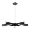 Livex Lighting Acra 5 - Light Chandelier in  Black Chrome - 3 of 4