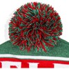 Elf The Movie Embroidered OMG Santa! Cuff Pom Christmas Adult Beanie Hat Red - 4 of 4