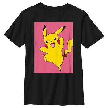 Boy's Pokemon Pikachu Happy Jump T-Shirt
