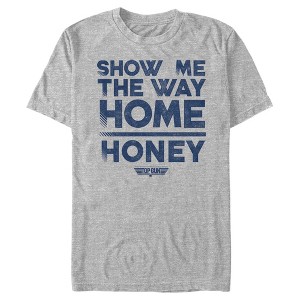 Men's Top Gun Show Me the Way Home Honey T-Shirt - 1 of 4
