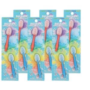 Radius Big Kidz Replacement Heads Very Soft Toothbrush Refill - Case of 6/2 ct - 1 of 4