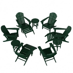 WestinTrends Dylan HDPE Outdoor Patio Adirondack Chair (12-Piece Set) - 1 of 4