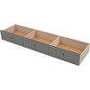 Streamdale Stairway Twin-Over-Full Bunk Bed With Drawer, Storage And Guard Rail Gray - 4 of 4