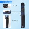 GSE 2x2 Deluxe Oval Billiard Pool Cue Stick Carrying Case, Holds 2 Butts and 2 Shafts Pool Cue Sticks - 2 of 4