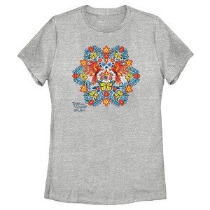Women's Encanto Parrot Mandala By Catalina Estrada T-Shirt - 1 of 4