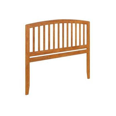 AFI Furnishings Mission Twin Solid Wood Headboard with Attachable Charger, Light Toffee