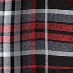 black plaid
