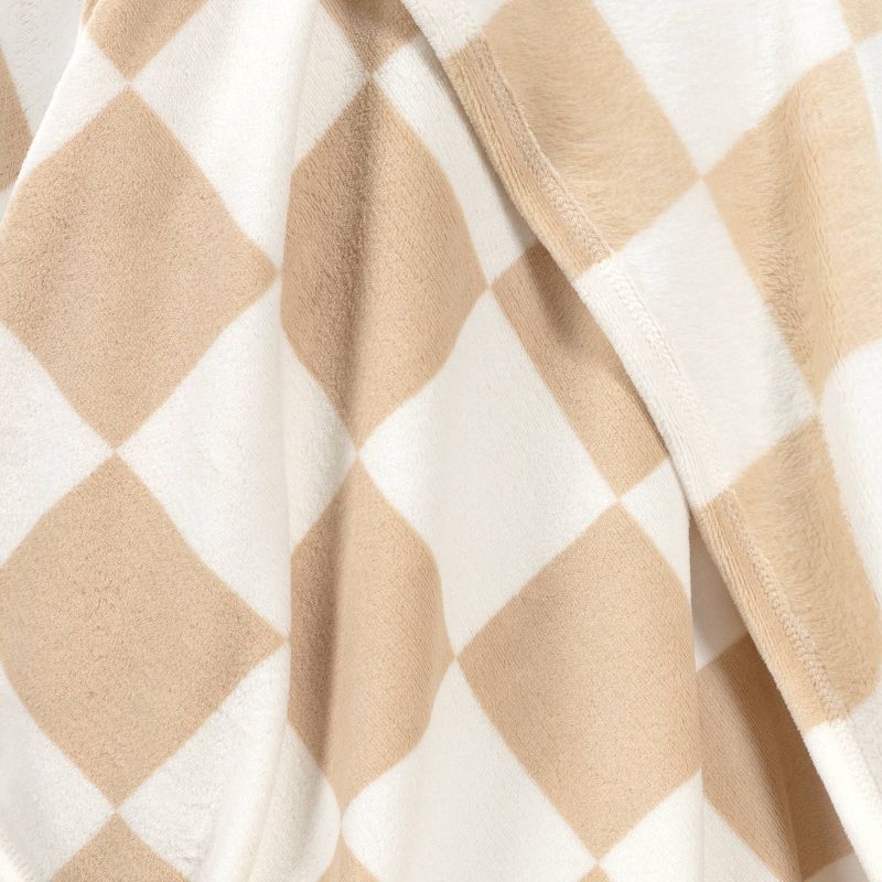 Printed Checkerboard Plush Throw Blanket - Room Essentials™, 6 of 12