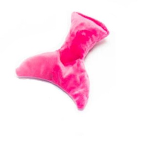 Mutts & Mittens, Inc. Mermaid Tail Plush Dog Toy- (Medium)- Assorted Colors - 1 of 2