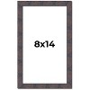 PosterPalooza | Photo Size Slim Profile Brown Frame - UV Acrylic, Foam Board Backing, Hanging Hardware - 2 of 4