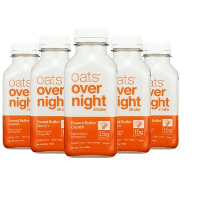 Oats Overnight Shake Chocolate Peanut Butter - 2.2oz : Target