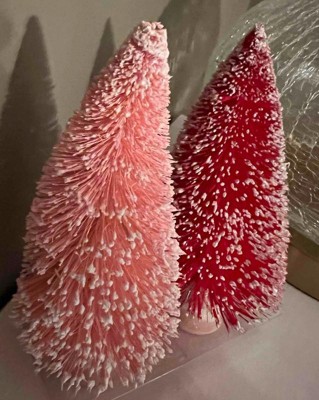 Bottle Brush Christmas Tree in Glass – To The Nines Manitowish Waters