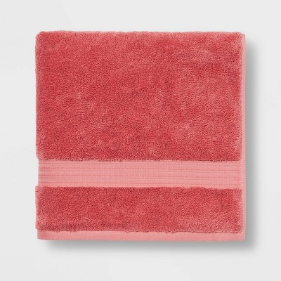 Total Fresh Antimicrobial Bath Towel Rose Pink Threshold Target