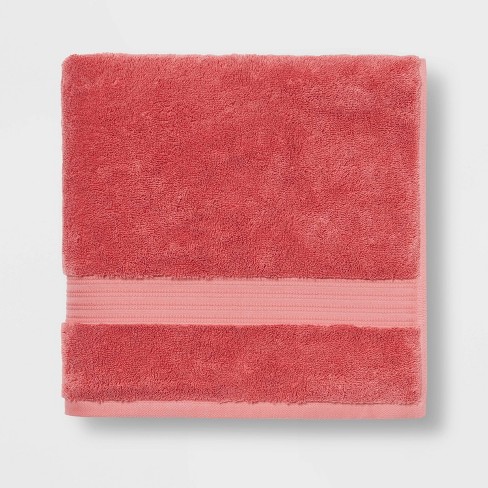 Performance Bath Towel - Threshold Pink