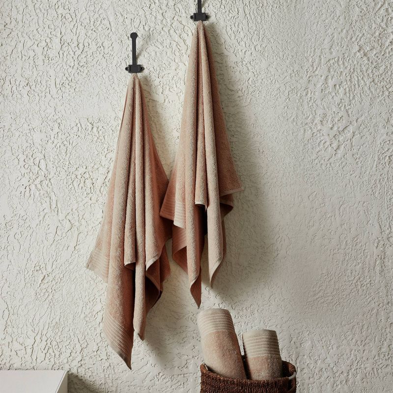 4pc Ringspun Soft Quick Dry Bath Towel Set - Isla Jade, 5 of 9