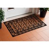 HomeRoots 24" X 36" Black Rubber Outdoor Door Mat - 2 of 4