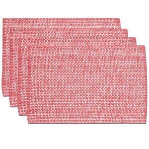 Two Tone Cotton Woven 13x19 Placemat Sets by Sweet Home Collection® - 1 of 4