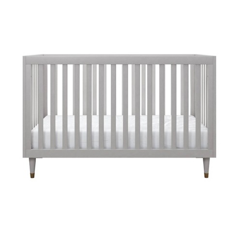 Room Joy Jonas 3 In 1 Crib Gray With Metal Legs Target