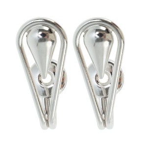 Unique Bargains Curtain Holdbacks Teardrop Hooks Zinc Alloy 2.56"x0.87" 1 Pair - 1 of 4