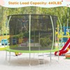 Trampoline  12FT with Enclosure & Ladder, ASTM Approved Heavy-Duty Outdoor - 4 of 4