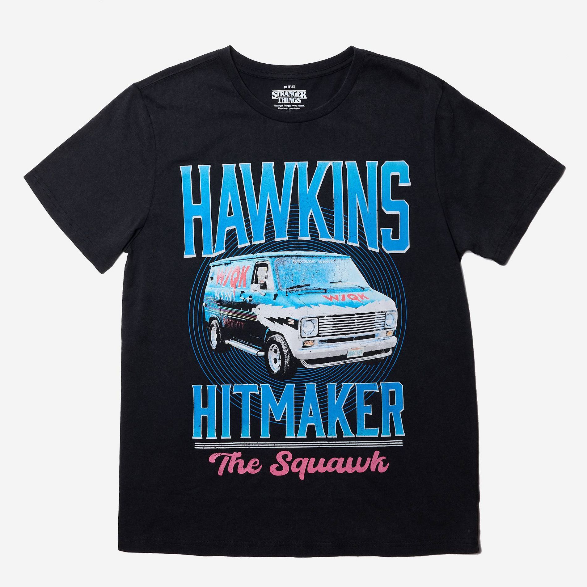 Men's Stranger Things Hawkins Hitmaker T-Shirt - Black