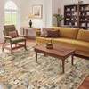 Washable Modern Floral Rugs for Living Room, Ultra Thin Soft Non Slip Bedroom Carpet, Indoor Farmhouse Floor Rug for Dining Room Kitchen - 3 of 4