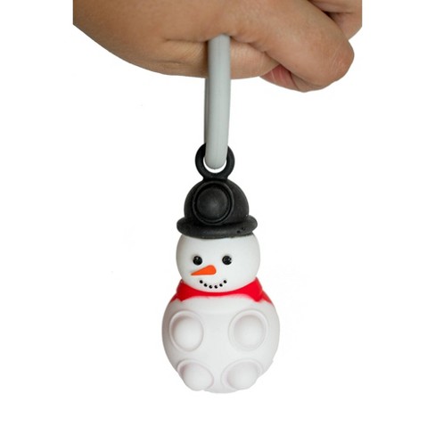 Pop Baby By Jennz Snowman 3d Rattle Stroller Toy : Target