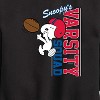 Boys' - Peanuts - Snoopy's Varsity Squad Graphic Long Sleeve Fleece Sweatshirt - 2 of 4
