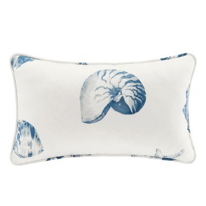 LIVN CO. 3 Piece Seaside Shell Cotton Duvet Cover Set with Coordinating Sham - 1 of 4