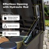 Dolonm  Deck Box, Outdoor Storage Box,Waterproof Resin Bin with Lockable Lid,for Backyard Patio Decks - 3 of 4
