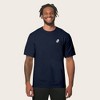 Dalix Sippin' Cup Coffee Ghost Embroidered Relaxed Heavy Soft Cotton T Shirt Mens - 2 of 4