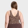 Women's Flex V-Neck Cropped Sports Bra - All In Motion™ - 2 of 4