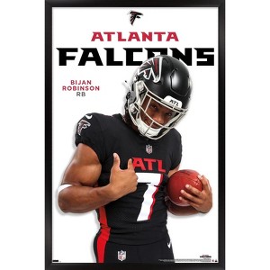 Trends International NFL Atlanta Falcons - Bijan Robinson Feature Series 24 Framed Wall Poster Prints - 1 of 4