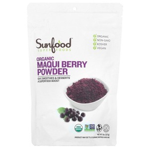 Sunfood Organic Maqui Berry Powder, 8 oz (227 g) - 1 of 2