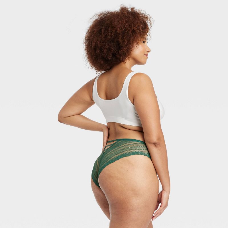 Women's Lace Back Cheeky Underwear - Auden™, 3 of 4