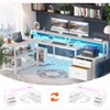 Aheaplus L-Shaped Computer Desk with Drawers and Monitor Shelf - 2 of 4
