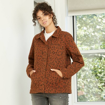 target leopard jacket