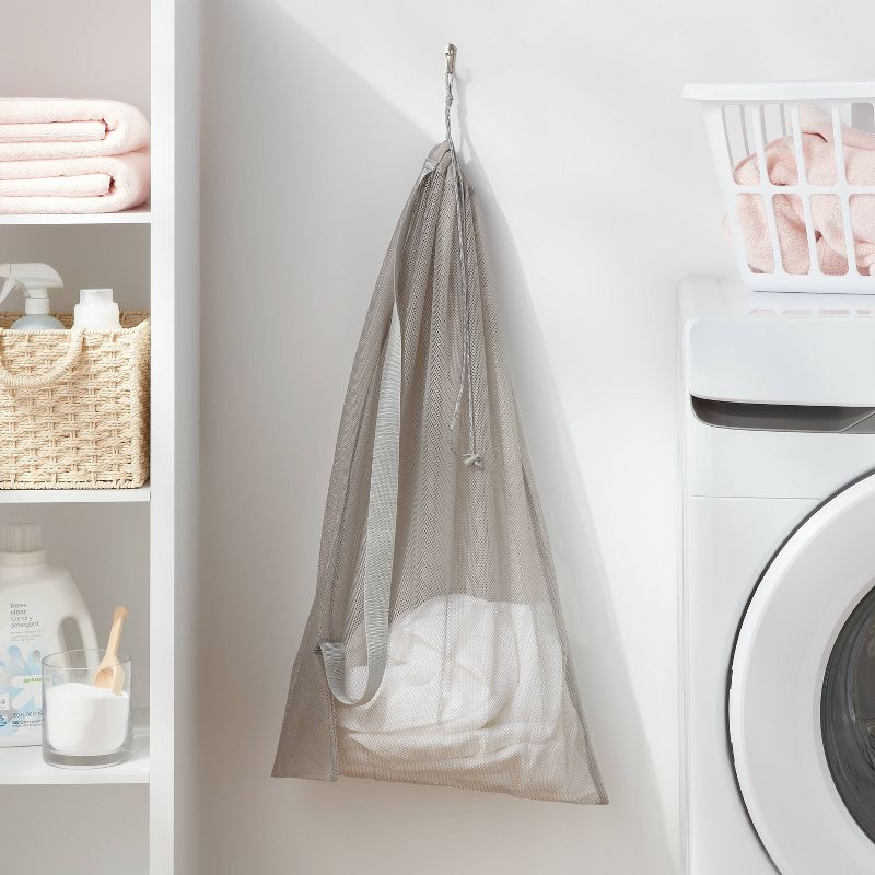 Mesh Laundry Bag Gray - Brightroom&#8482;, 2 of 4