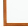 GlasFlength Decorative Wall Mirrors Modern Framed Mirror with Vibrant Accent Simple Design for Contemporary Living Room, Brown, 37"*2"*35" - 3 of 4