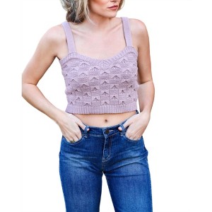 Women's Tied Up Tank Top - current air - 1 of 2